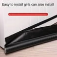 thumbnail image 6 of New Leather Door Seal Strip Windproof Foam Sound Insulation Sealing Strip Multifunctional Warm Under Door Draft Stopper Door (white), 6 of 7