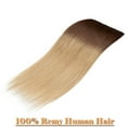 thumbnail image 6 of SEGO Clip in Hair Extensions Human Hair 100% Real Remy Hair 10-24 inch Full Head Thick Hair Pieces Silky Straight Balayage Hair Cleanrance, 6 of 9