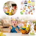 thumbnail image 1 of ERK Easter Decor Easter Bunny Photo Booth Funny Handheld Hanging For Party Photography, 1 of 5