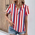 thumbnail image 4 of Camiseta de Manga Corta con Cuello en V, Camiseta Larga de Moda Y Ligera para Mujeres, 4 of 4