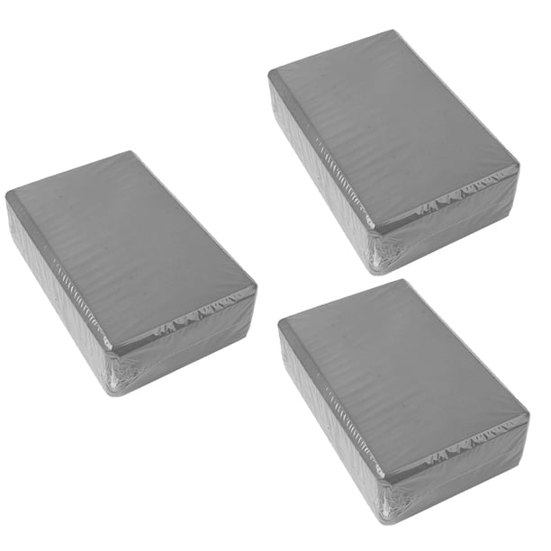 Bloques de Yoga, Ladrillos de Ejercicios, Suministros de Yoga, Ladrillos de Baile para Niños, Ladrillos de Espuma de Alta Densidad de Color Gris