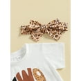 thumbnail image 5 of Baby Girl Two Wild Birthday Outfit 6M 12M 18M 24M 3Y 2nd Wild Shirts Top Leopard Ruffle Shorts 2 Year Old Birthday Outfit, 5 of 9