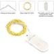thumbnail image 3 of Guirnalda de luces LED a pilas, mini luces LED de alambre de cobre para decoración de interiores, dormitorio, hogar, boda (blanco cálido), 2 m, 20 LED, paquete de 20, 3 of 5