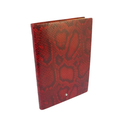 Montblanc Notebook 146 Python Print, Cayenne Red
