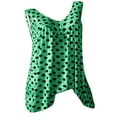 thumbnail image 2 of Otvok Summer Sleeveless Tops for Women Polka Dot Solid Color Print Short Sleeve Tunic T-Shirts, 2 of 6