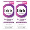 (2 pack) Blink-N-Clean Lens Drops for Any Soft Contact Lens, 0.5 FL OZ