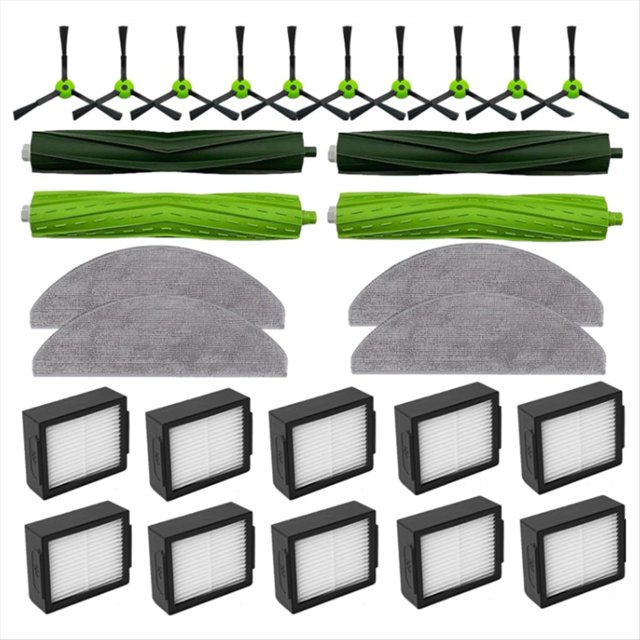 Repuestos para Aspiradoras Robot para Combo I3+ I5+ J5+ Accesorios Cepillo Lateral con Rodillo Filtro Almohadillas para Fregona