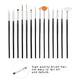 thumbnail image 4 of Pincel para decoración de uñas, 15 piezas DIY Nail Art Nail Art Liner Pen Nail Art Pen Brush Durabilidad extendida, 4 of 8