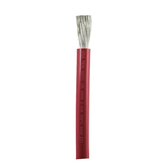 Ancor Red 2/0 AWG Battery Cable - Sold By The Foot | Bundle of 10
