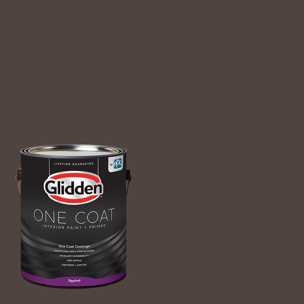 Glidden One Coat Interior Paint and Primer, Dark Granite / Gray, 1