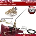 thumbnail image 1 of American Shifter  C6 Shifter Kit Chrome 16 in. E Brake Cable Clamp Trim Kit for F224F, 1 of 1