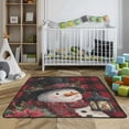 thumbnail image 3 of WOBOGO Jovial Snowman Baby Playmats Extra Large Waterproof Rollable Activity Pads for Toddlers 50×50inch, 3 of 7