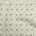 thumbnail image 1 of oneOone Velvet Light Yellow Fabric Floral Craft Projects Decor Fabric Printed By The Yard 58 Inch Wide, 1 of 4