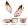 thumbnail image 4 of Dream Pairs Kids Girls Fashion Dance Shoes Slip-On Shoes Children Party Dress Flat Shoes Nina-100 Pink/Suede Size 1, 4 of 5