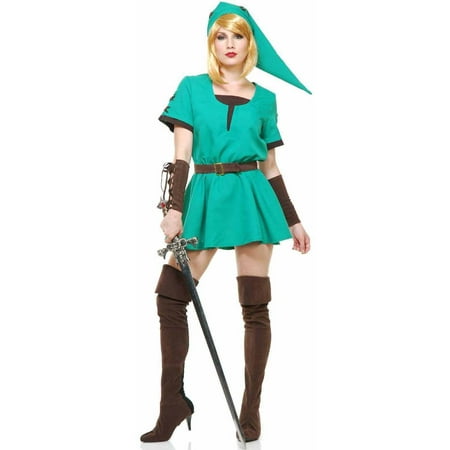 Elf Warrior Princess Dress Women's Adult Halloween Costume