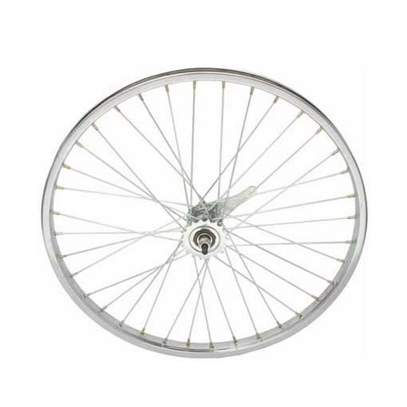 24" x 1.75" Steel Coaster Wheel 12G Chrome. Bicycle wheel, bike wheel, Lowrider bike wheel, lowrider bicycle wheel, chopper