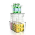 thumbnail image 5 of Sorbus Plastic Storage Clear Bins with Lid, Stackable Pantry Organizer Box Bin Containers for Organizing Kitchen Fridge, Food, Snack Pantry Cabinet, Fruit, Vegetables, Bathroom Supplies,, 5 of 20