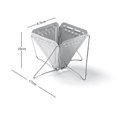 thumbnail image 2 of Permanent Stainless Steel Camping Filter, Portable & Foldable, 2 of 5