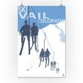 thumbnail image 3 of Vail, Colorado, Ski Lift (16x24 Giclee Gallery Art Print, Vivid Textured Wall Decor), 3 of 3