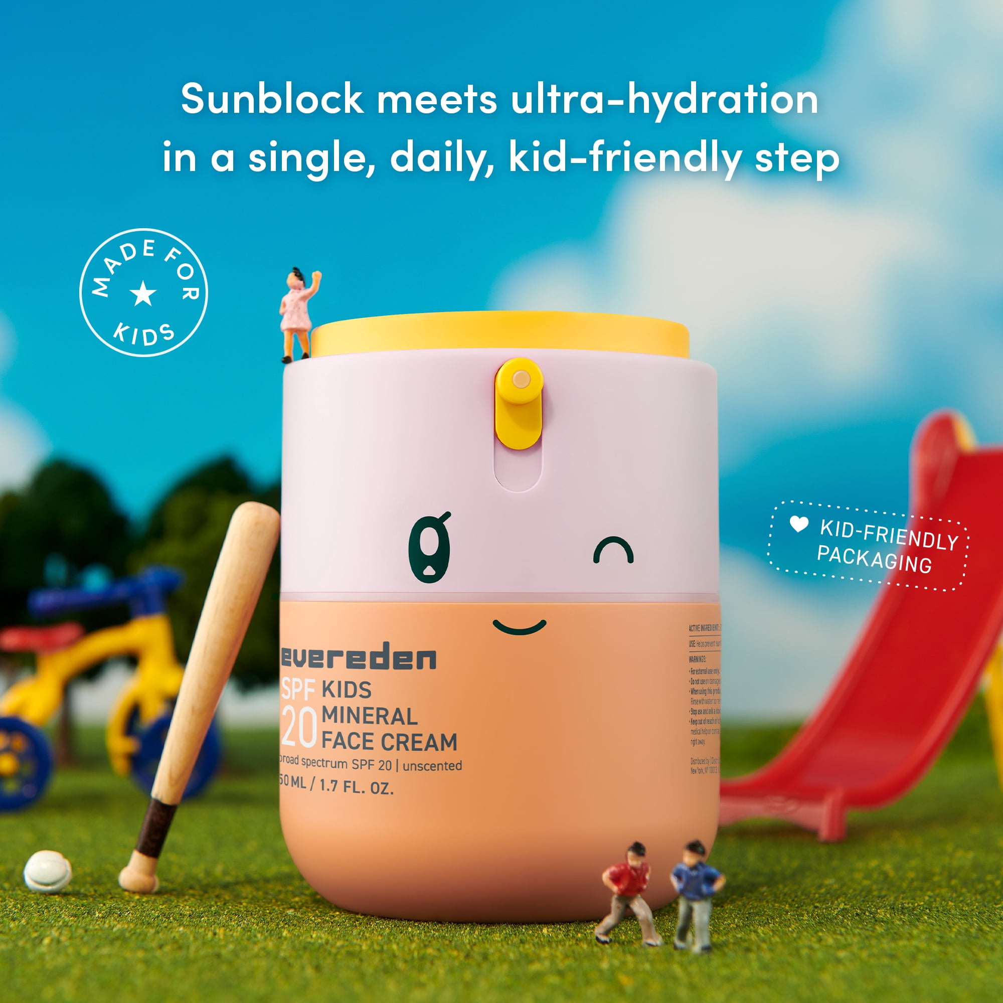 Evereden Kids Protective Mineral Face Cream SPF20
