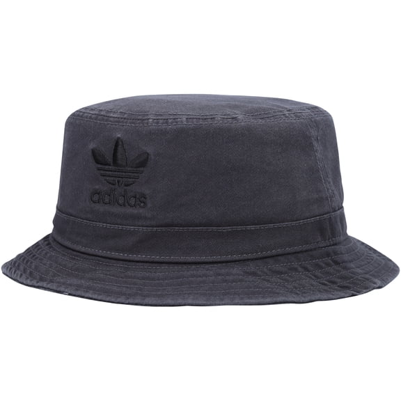 Men's adidas Originals Black Washed Bucket Hat - OSFA