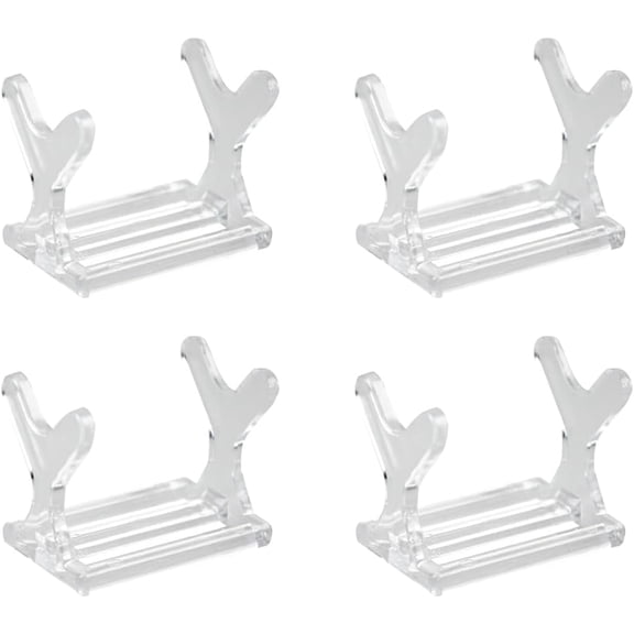 Pekkaxy 4 Pieces Fishing Lure Display Stand Acrylic Fishing Lure Showing Stand Shelf Fishing Lure Holder Fishing Lure Storage Organizer Fishing Lure Rack Fishing Bait Display