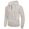 thumbnail image 3 of Geeksport Men's Heavyweight Fleece Sweatshirt Zip Up Thick Sherpa Lined Coat, 3 of 6