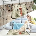 thumbnail image 7 of Qxltty Snowman Mail Carrier Cat litter Pads Pet Set of 3 Diaper Mats Center Anti-leakage Layer Absorbent Soft and Comfortable, 7 of 7