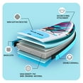 thumbnail image 5 of XKZJPG Inflatable Paddle Board with Premium SUP Board Accessories Non-Slip Comfort Deck for Youth & Adults, 5 of 6