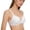 White, variant on WDDDD Women's Lace Push Up Bra with Side Coverage Orange 90B