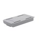 thumbnail image 3 of Cajón Caja de almacenamiento Mesa ABS Debajo del escritorio Papelería Organizador Bandeja (S) Gris, 3 of 5