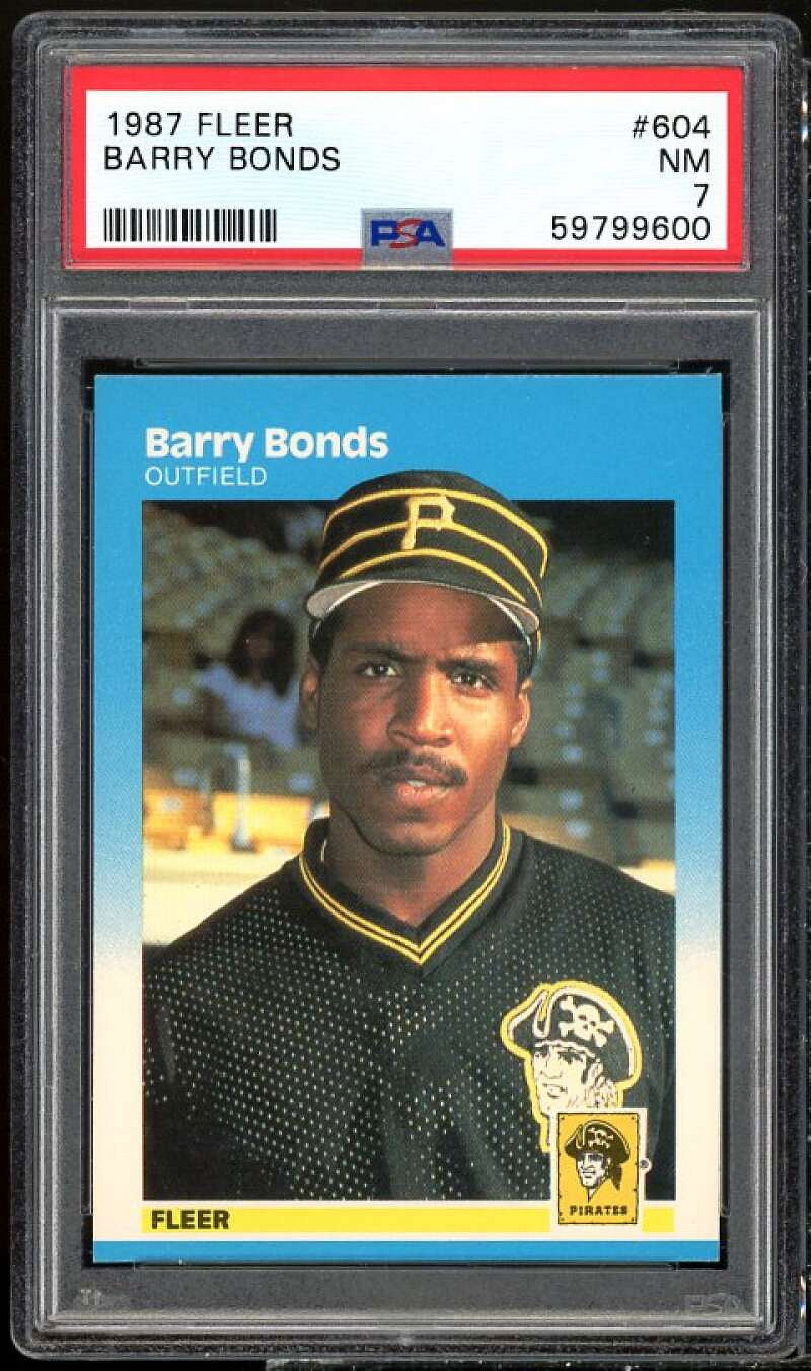Barry Bonds Rookie Card 1987 Fleer #604 - Walmart.com