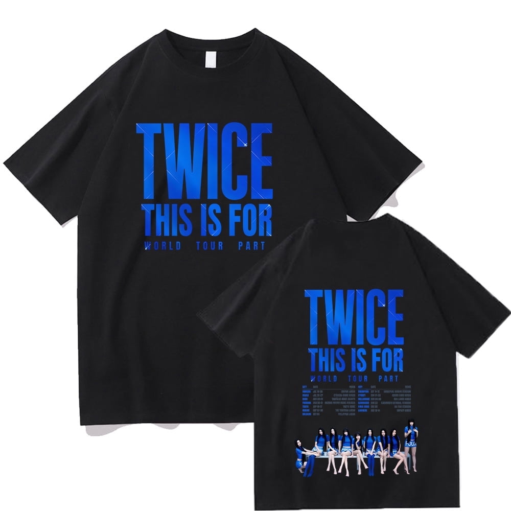 Twice THIS IS FOR World Tour Party T Shirt Women's Fashion Tee