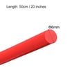 thumbnail image 2 of Varilla Redonda de Plástico 1/4" Diámetro 20" Longitud Roja (POM) Varillas de Polioximetileno Plástico de Ingeniería, 2 of 5