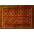 thumbnail image 1 of Ahgly Company Machine Washable Indoor Rectangle Southwestern Yellow Country Area Rugs, 6' x 9', 1 of 4