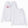 thumbnail image 4 of Towmus Women Cute Giaphics Full Zip Up Hoodie Cotton Jacket with Pockets Aesthetic Sweatshirt, 4 of 4