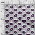 thumbnail image 1 of oneOone Cotton Jersey Purple Fabric Stripe & Circle Geometric Diy Clothing Quilting Fabric Print Fabric By Yard 58 Inch Wide, 1 of 4