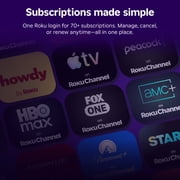 Roku Streaming Stick 4K - HDR & Dolby Vision Roku Streaming Device for TV with Voice Remote & Long-Range Wi-Fi - Free & Live TV