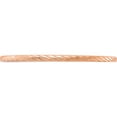 thumbnail image 4 of 10K Rose Gold 1.2mm Twisted Wire Pattern Stackable Band (Size 6) Made In United States 1stk22-120r-6, 4 of 6