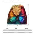 thumbnail image 3 of Disketp Vibrant Rainbow Butterfly A Slouchy Beanie Hip-Hop Soft Lightweight Running Beanie Adult Hats Chemo Cap for Men Women, 3 of 8