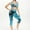 Light blue, variant on LoyisViDion Woman Pants Clearance Women Workout Leggings Fitness Pants Sports Running Pocket Yoga Athletic Pants Hot Pink S