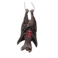 thumbnail image 2 of sunsanly Halloween Pendant Realistic Creepy Hanging Rat Pig Head Spider Bat Decoration Haunted House Prop for Halloween Party, 2 of 8