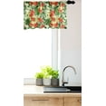 thumbnail image 3 of Ambesonne Tropical Window Valance, Exotic Flowers Pattern, 54" X 12", Red Pale Yellow Green, 3 of 3