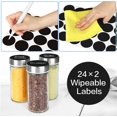 thumbnail image 6 of 20-Jar Revolving Spice Rack Organizer, Stainless Steel/Wooden Tower for Cabinet & Countertop with Labels, Funnel & Brushes, 6 of 7