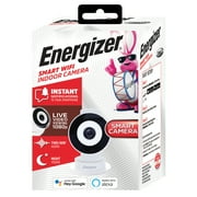 Energizer Connect 1080p HD Smart Wi-Fi Indoor Security Camera with Night Vision & Alerts, White