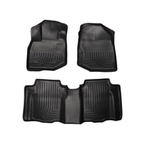 Husky Liners 98491 Weatherbeater Floor Mats Fit 2009-2013 Honda Fit - Front/2nd Seat - Black