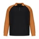 thumbnail image 5 of pstuiky camisetas de manga larga para hombre, Blusa/camisa de cuello alto con cremallera y manga larga de color liso para hombre Tops de talla grande para hombre xxl, 5 of 6