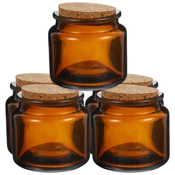 PTOOTP 5Pcs Liquid Containers Clear Candle Cups for Creative Decoration