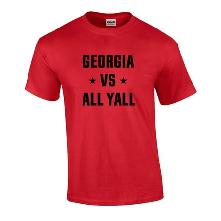 College Football Mens Georgia Vs All Yall Adult (Best Selling Football Shirts Of All Time)
