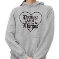 thumbnail image 2 of Prettiest Girl in the Morgue Hoodie Sweatshirt Unisex 2X-Large Grey, 2 of 5